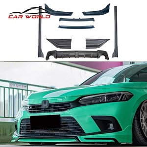 2022-2023 for for Bumper Body Kit ABS Plastic Tow <b>Hook</b> Screw-On Front Lip Rear Lip Side Skirts Face Kit - Product Image 5