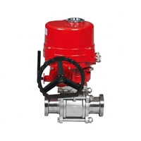 Vanne à boisseau sphérique électrique HELI avec actionneur électrique série LQ AC220V 50HZ IP67 Corps en PVC Couple de 50NM DN65 Port PN16 OEM ATEX