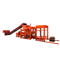 Machine automatique de fabrication de briques creuses à pression hydraulique CYM QT10-15, sable/béton/ciment, moteur 380V, composants PLC, garantie 1 an