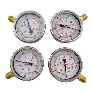 การเชื่อมต่อด้านล่างน้ำมันสูญญากาศที่เต็มไปด้วยดิบของเครื่องวัดก๊าซแรงดันสูงอุตสาหกรรมเมตร<span class=keywords><strong>15psi</strong></span> 1/4 Bsp - Product Image 4