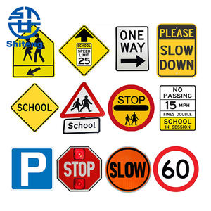 علامة كاميرا من مادة الألومنيوم علامة ثمانية الأضلاع مضيئة دائرة مغلقة علامة تحذير مراقبة 24 ساعة - Product Image 5