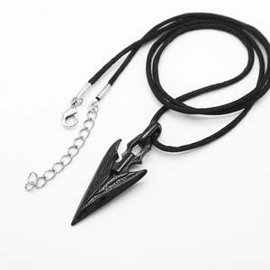 Collar <span class=keywords><strong>de</strong></span> Acero Inoxidable con Colgante <span class=keywords><strong>de</strong></span> Punta <span class=keywords><strong>de</strong></span> Flecha Vintage para Hombre, Estilo Punk Hip Hop, Cadena con Punta <span class=keywords><strong>de</strong></span> Lanza, Regalo para <span class=keywords><strong>Chicos</strong></span>, ALN26032129 - Product Image 4