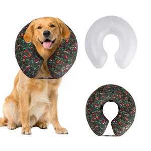 CuteBone-<span class=keywords><strong>Collar</strong></span> de cono inflable para perro, <span class=keywords><strong>collar</strong></span>ín suave de recuperación, protector de soplado, <span class=keywords><strong>Collar</strong></span> de perro, <span class=keywords><strong>Collar</strong></span> cómodo y Juliano para regalo de Navidad - Product Image 1