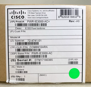 Transformador de potencia para interruptor Ethernet industrial serie PWR-IE3000-AC IE3000, nuevo - Product Image 6