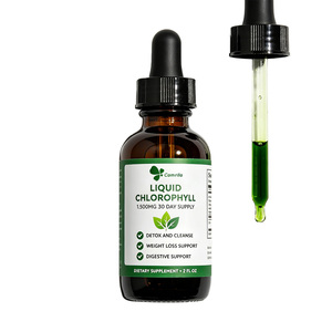 Complément alimentaire liquide de chlorophylle à étiquette privée personnalisée pour la digestion, la santé intestinale, l'énergie et la détoxification, végétalien et sûr - Product Image 1