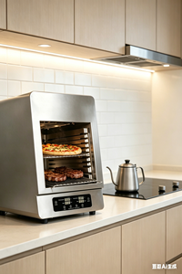 Four à pizza multifonctionnel JingXin pour comptoir, avec cuisson à deux zones, idéal pour les réunions de week-end agréables - Product Image 3