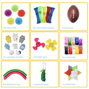 75 Pezzi di Giocattoli Antistress in Plastica, Spinner e Tubi, Riempitivi per Pignatte, Premi per Classe, Confezione Giocattoli per il Sollievo dallo Stress - Product Image 4