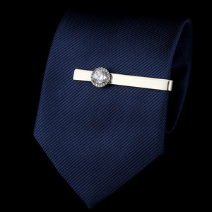 Clips de Corbata de Lujo para Hombre con Circonita Cúbica Morada, Regalos de Boda para Invitados, Regalos Corporativos, Barra de Diamantes, Vestidos de Compromiso, Oficina - Product Image 6