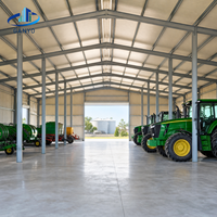 Bâtiment en structure légère en acier pour l'équipement agricole et l'élevage, cadre métallique galvanisé durable, usine Foshan Ganyo Chine