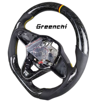 Volant sport en cuir et fibre de carbone forgée pour Volkswagen Golf 8 R MK8 GTI Arteon Tiguan Touareg