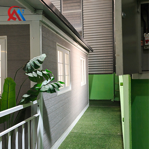 高品质移动别墅酒店钢架防风防飓风透气双翼20英尺现代可扩展集装箱房 - Product Image 2