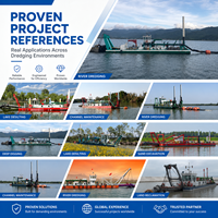 Kapal Keruk Hisap Berkecepatan Tinggi Jarak Jauh dengan Kepala Pemotong Crown Cutter untuk Pekerjaan Reklamasi Pelabuhan