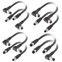 Conector Circular DIN M8 de 2-8 Pines, Macho, Montaje en Panel, Resistente al Agua, Enchufe para Cable, Fabricado por el Fabricante
