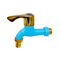 LINGJIE tek delik Modern tasarım plastik çeşme musluğu banyo musluk ABS PP PVC 1/2 3/4 inç çok fonksiyonlu su musluk dokunun fiyat