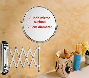 Espejo Telescópico Plegable para Montar en la Pared del Baño, Espejo de Belleza, Espejo de Maquillaje para Baño, Espejo de Vanidad sin Perforaciones - Product Image 5
