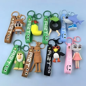 Portachiavi K-pop Demon Hunter all'ingrosso, portachiavi personalizzato in PVC 3D, portachiavi K-pop Demon Hunters, catene portachiavi K-pop Demon Hunters - Product Image 5