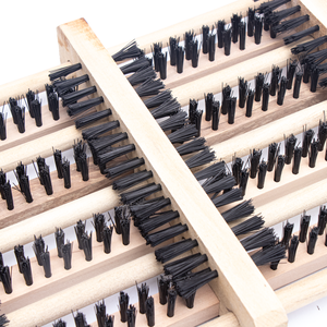 Brosse à chaussures en bois, <span class=keywords><strong>paillasson</strong></span>, brosse de nettoyage durable, brosse à chaussures pour l'extérieur, grattoir pour nettoyer les chaussures de cheval - Product Image 5