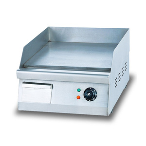 Grill <span class=keywords><strong>de</strong></span> <span class=keywords><strong>table</strong></span> <span class=keywords><strong>électrique</strong></span> professionnel, en acier inoxydable, équipement <span class=keywords><strong>de</strong></span> cuisine, Restaurant, Grill plat rainuré, à vendre - Product Image 2