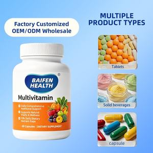 Capsules multivitaminées, formule vitaminique complète, équilibre l'alimentation pour le soin des fonctions corporelles des adultes - Product Image 4