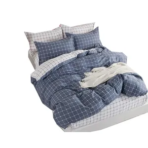 100% Cotton Fabric 4PCSduvetcover Set Duvet Cover Bedding For Bedsheet/duvetcover/pillowcase/fittedsheet
