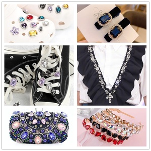 Hebilla de Cristal con Forma de Ojo de Caballo y Garra Plateada, Cristales de Vidrio Planos para Coser en Prendas, Zapatos, Bolsos y Accesorios de Costura - Product Image 6