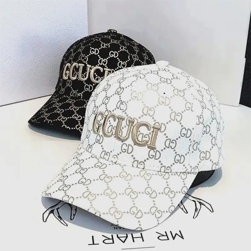 남성과 여성을위한 새로운 패션 야구 모자 편지 럭셔리 태양 디자이너 모자