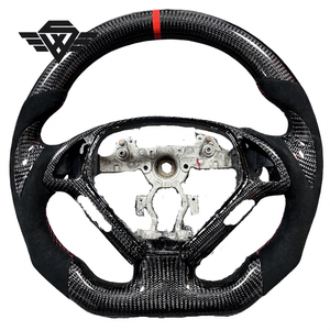 <span class=keywords><strong>Volant</strong></span> en cuir en fibre de carbone véritable personnalisé pour les modèles Infiniti G37 Q50 Q60 Q70 <span class=keywords><strong>G25</strong></span> G35 QX50 QX60 QX70 de la série 3 - Product Image 1
