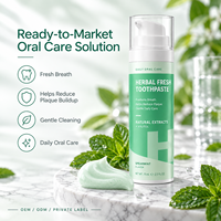 Dentifrice personnalisé à la menthe verte naturelle, enrichi en xylitol, pour une protection quotidienne douce contre la plaque dentaire – Soin buccal OEM