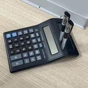 Electronic Desktop Solar AAA Battery Calculator 12 Digit Function LCD Display Office Calculatrice Scientifique Calculator