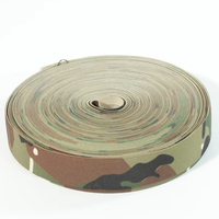 Ruban élastique imprimé par sublimation Aoya pour l'extérieur, camouflage woodland, personnalisation en gros pour vêtements et sacs