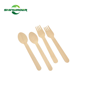 Naturale biodegradabile alla rinfusa comode mani legno di betulla cucchiaio/forchette/coltelli usa e getta per la <span class=keywords><strong>cucina</strong></span> - Product Image 5