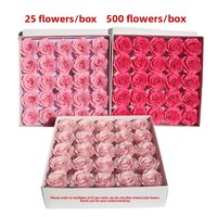 Bunga Sabun Wangi Tujuh Lapis Manta Rose Buatan Tangan Grosir, Mawar Awet Seperti Asli, Buket Modern