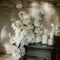 Boule de fleurs artificielles blanches best-seller, centres de table de mariage, décorations d'événements et décorations de la Saint-Valentin