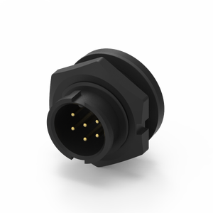 B Size 6Pin Male <b>Connector</b> Front Lock PCB Type Audio Cable Industrial <b>Quick</b> Connect - Product Image 1