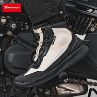 Bottes de moto Motowolf pour le tourisme, résistantes à l'eau et antidérapantes, pour les quatre saisons, bottes décontractées