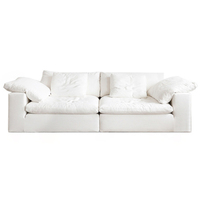 Fauteuil lounge modulaire, canapé compressé pour salon, emballage sous vide, mousse optionnelle, couleur au choix
