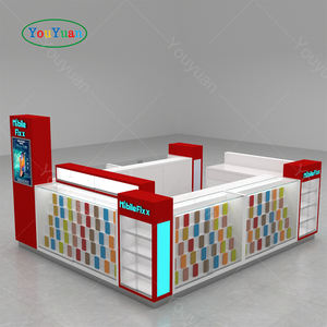 Kiosque de réparation de téléphone portable en verre Acheter vitrine de téléphone Armoire de rangement pour téléphone portable Accessoires de téléphone portable Kiosque de réparation - Product Image 3