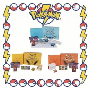 Boîte scellée Pokemond TCG Version chinoise Eevee Advanced Collector's Edition <span class=keywords><strong>Coffret</strong></span> cadeau Collection de cartes rares Boîte aveugle - Product Image 1