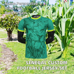 Conjunto de Entrenamiento de Fútbol de Senegal al por Mayor con Nombre Personalizado y Servicio OEM, Técnica de Corte Automatizado - Product Image 2