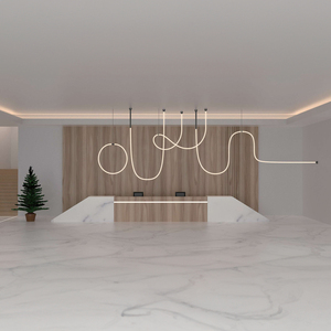 Perfiles LED de Aluminio para Tiras de Luz, Perfil Xrzlux 12W/M, Perfil en U para Techo, Banda Luminosa de Aluminio - Product Image 1