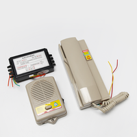 Ascenseur avec machine auxiliaire intégrée, cabine N-FJ, machine de service H-JF, téléphone W-FJ, interphone de puits externe