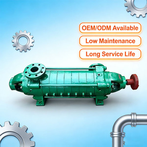Pompe centrifuge multi-étages verticale en acier inoxydable - Hauteur de refoulement 100 m, entraînée par moteur AC pour l'alimentation en eau industrielle - Product Image 2