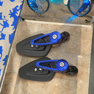 Tùy chỉnh 22mm hình dạng đặc biệt gương chiếu hậu bên cho xe máy đua phổ Điều kiện Mới - Product Image 2