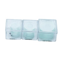Disposable Ground Edge Square Yaohua Brand Transparent Durable Laboratory Microscope Slide Cover Glass Customizable Lab Supplies
