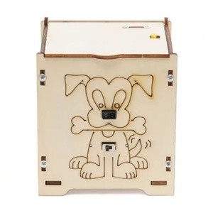 Cubo de basura inteligente con sensor infrarrojo de tecnología de producción pequeña, cubo de basura DIY - Product Image 1
