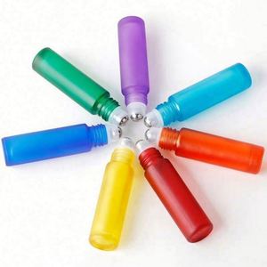 5ml 10ml Crystal Fancy Empty Glass Roll on Bottle with Plastic Cap for Essential Oil <b>Perfume</b> & Deodorant 100pcs Screen Printing - Product Image 1