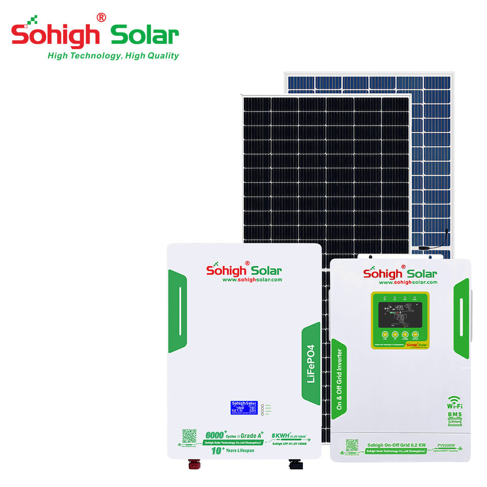 Solar Photovoltaic Energy Kit 3Phase Hybrid Off Grid 15kw 3kw 5kw 10kw ...