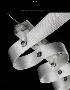 Vente directe usine : Rail de rideau en alliage d'aluminium robuste en forme de S et accessoires pour rideaux à plis ondulés pour la maison et le bureau - Product Image 6