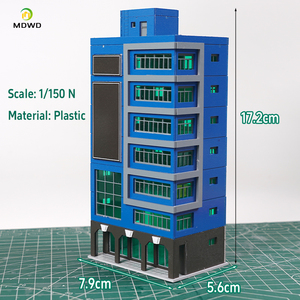 1/150 di scena della città di sabbia tavolo da costruzione modello di simulazione edificio assemblato in plastica - Product Image 4
