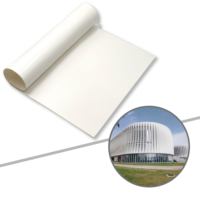Structures de toiture à membrane tendue en PTFE imperméables pour terrains de football, de tennis et autres terrains de sport, pour toitures de stades extérieurs